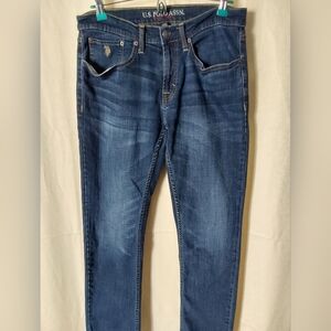 US Polo Assn Jeans, Men's Dark Blue Jeans US Polo Assn Jeans, Size 32W X 32L